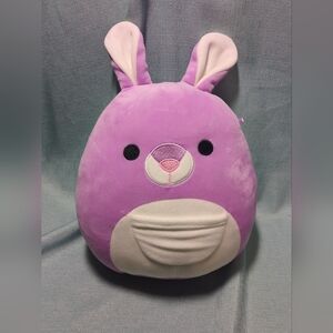 Squishmallow 10 Inch Kiki the Kangaroo w Pocket Pouch Marsupial Soft Plush
